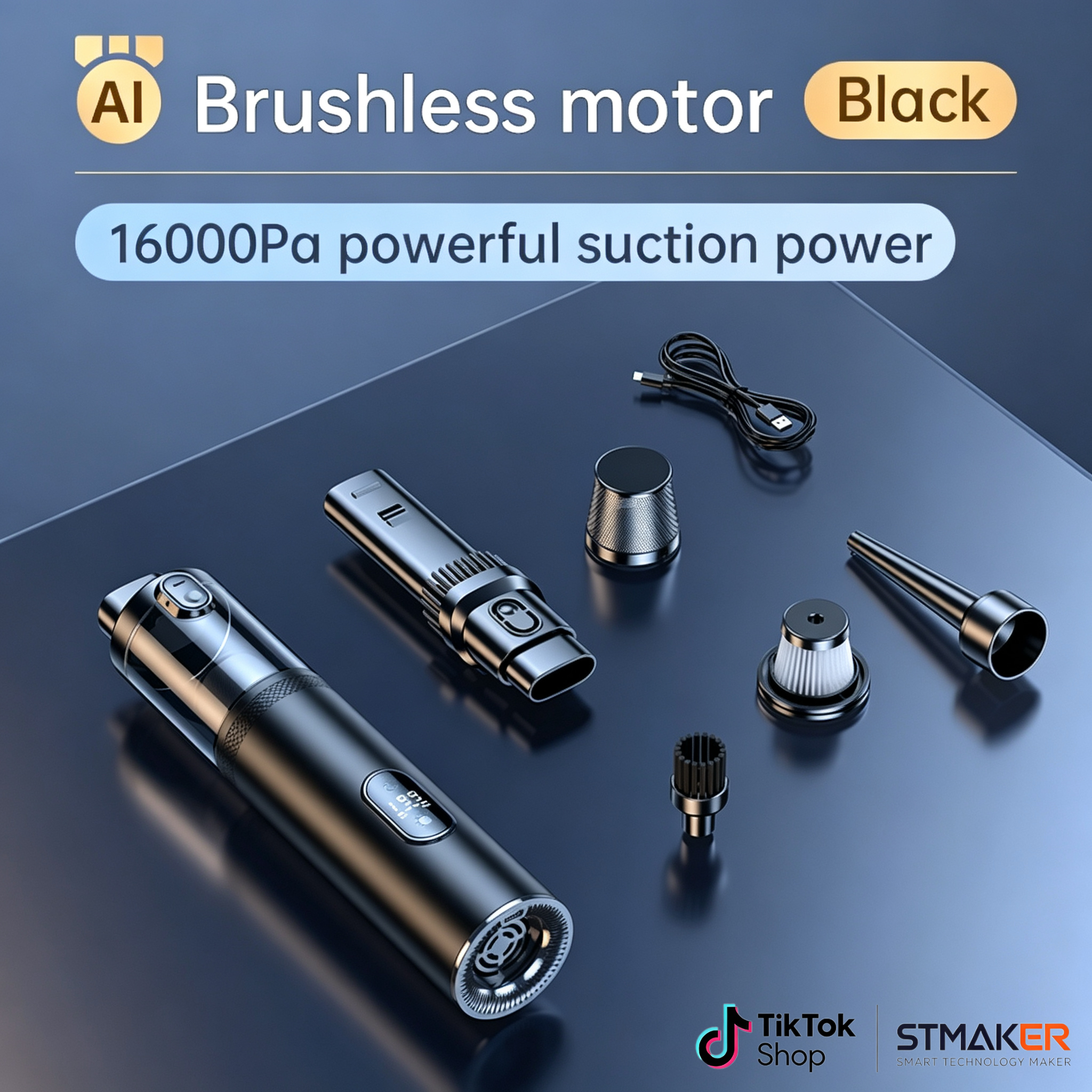Cordless Handheld Vacuum 16000Pa